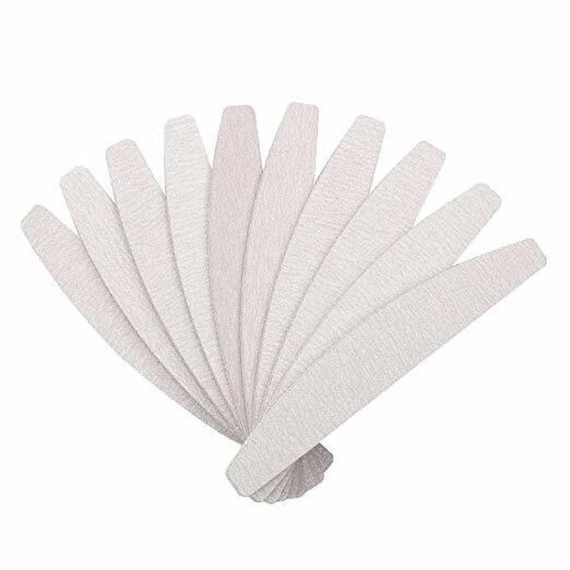10-Pack 100/180 Grit Nail Files Dual Grit Emery Boards Professional Manicure Set